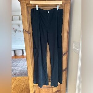 Wild Fable Black Corduroy Wide-Leg Pants Medium